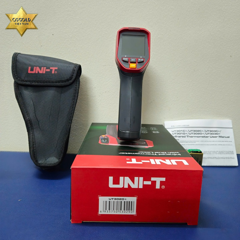 Súng đo nhiệt độ hồng ngoại 1100°C Uni-T UT302D+