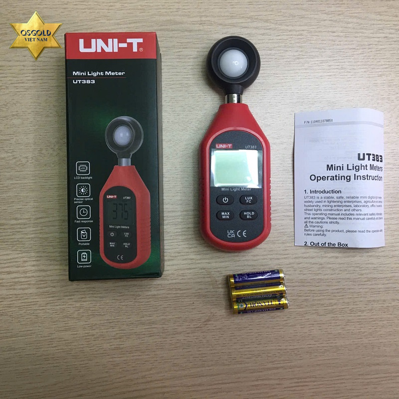 Máy đo ánh sáng Uni-T UT383 Chính Hãng