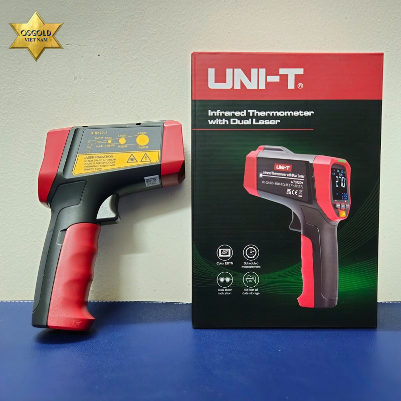 Súng đo nhiệt độ hồng ngoại 1100°C Uni-T UT302D+
