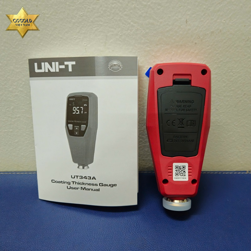 Máy đo độ dày lớp sơn, lớp phủ, lớp mạ Uni-T UT343A Chính hãng