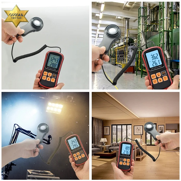 Ứng dụng máy đo ánh sáng Benetech GM1030