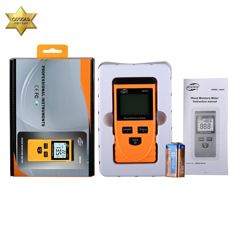 Máy siêu âm độ ẩm gỗ Benetech GM630