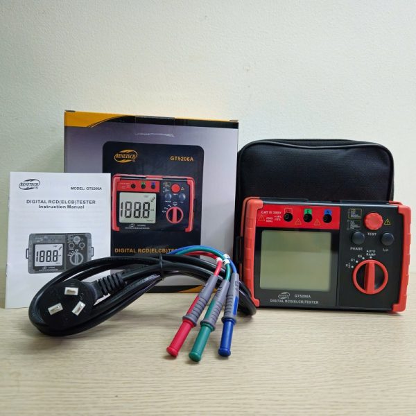 hiết bị kiểm tra RCD(ELCB) Benetech GT5206A