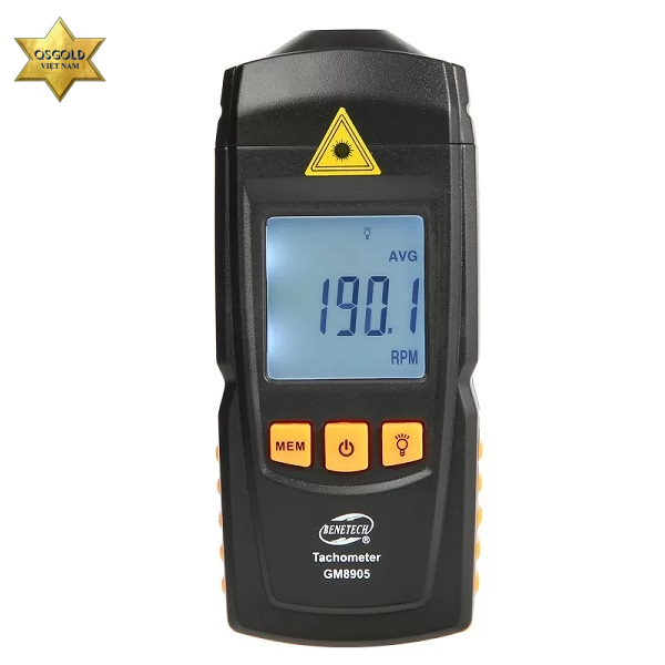 Máy đo tốc độ vòng quay hồng ngoại Benetech GM8905