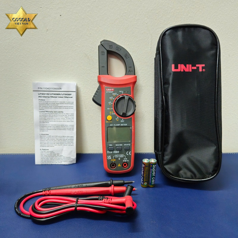 Đồng hồ kẹp dòng AC Uni-T UT202F (600A)