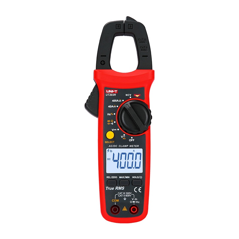 Ampe kìm đo AC/DC Uni-T UT203R (400A;600V) Ampe kìm đo AC/DC Uni-T UT203R