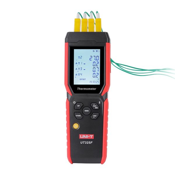 Máy đo nhiệt độ tiếp xúc 4 kênh Uni-T UT325F Máy đo nhiệt độ tiếp xúc 4 kênh Uni-T UT325F
