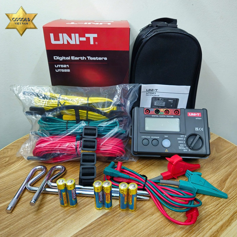 Đồng hồ đo tiếp địa UNI-T UT521 Chính Hãng