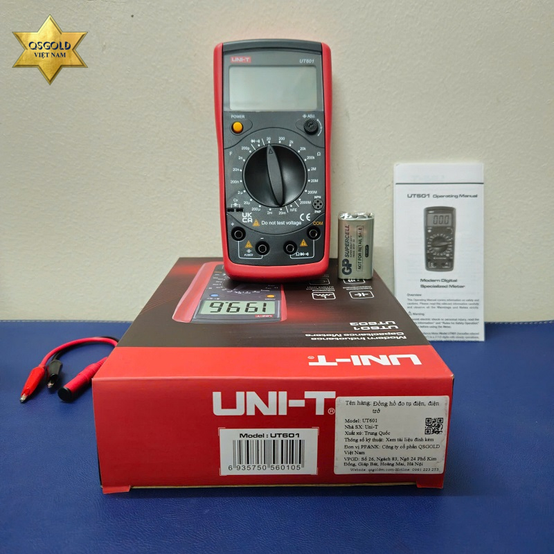 Đồng hồ đo tụ điện Uni-T UT601 chính hãng