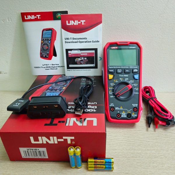 Đồng hồ vạn năng đo biến tần Uni-T UT61E+