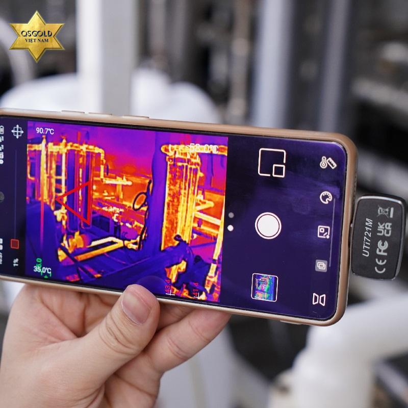 Camera Nhiệt Dùng Cho Điện Thoại Android Uni-T UTi721M Chính Hãng
