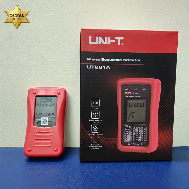 Thiết bị chỉ thị pha, chiều quay động cơ Uni-T UT261A