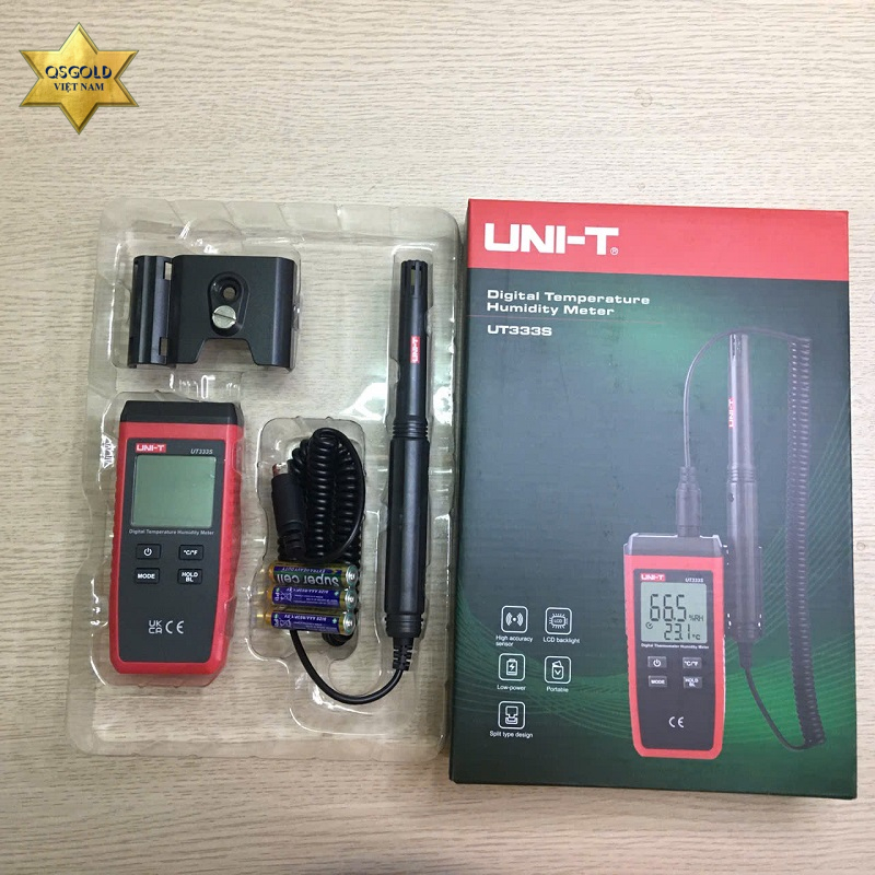 Máy kiểm tra nhiệt độ, độ ẩm cầm tay UNI-T UT333S chính hãng