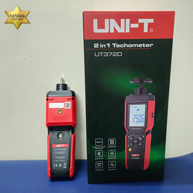 Máy đo tốc độ vòng quay 2 trong 1 Uni-T UT372D