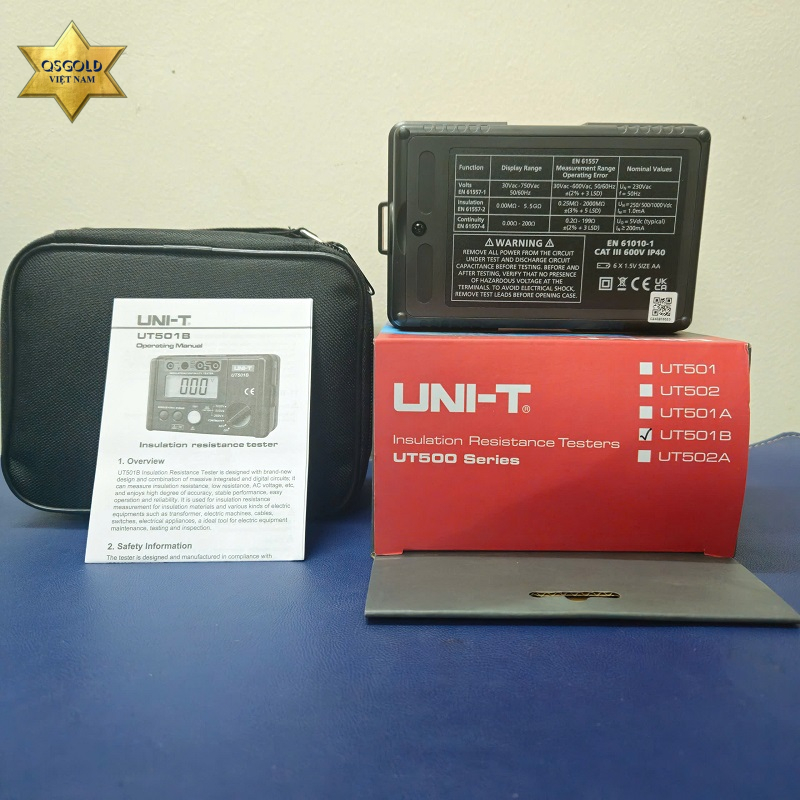 Máy đo điện trở cách điện Uni-T UT501B (1000V;5GΩ)