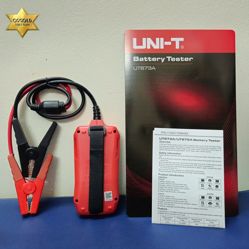 Máy kiểm tra ắc quy ô tô Uni-T UT673A chính hãng