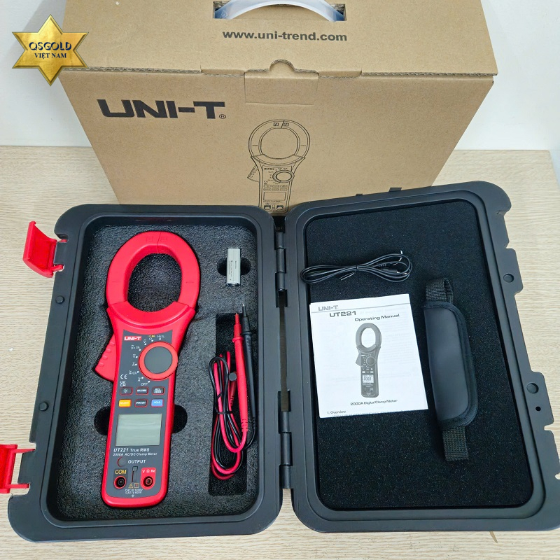 Đồng hồ kẹp dòng AC/DC UNI-T UT221 Chính Hãng