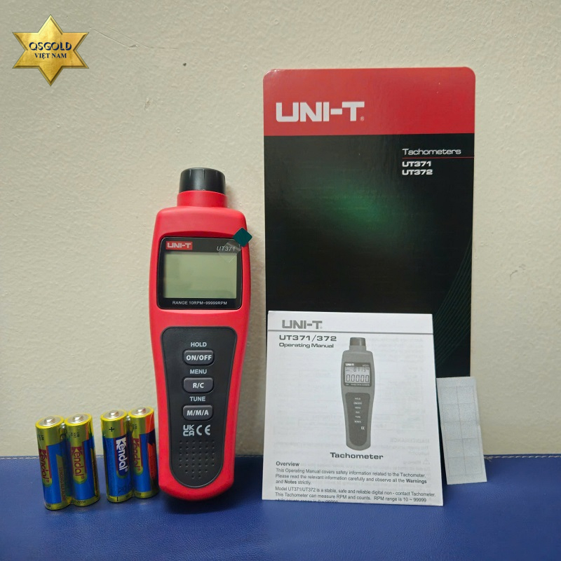 Máy đo tốc độ vòng quay bằng tia laser Uni-T UT371