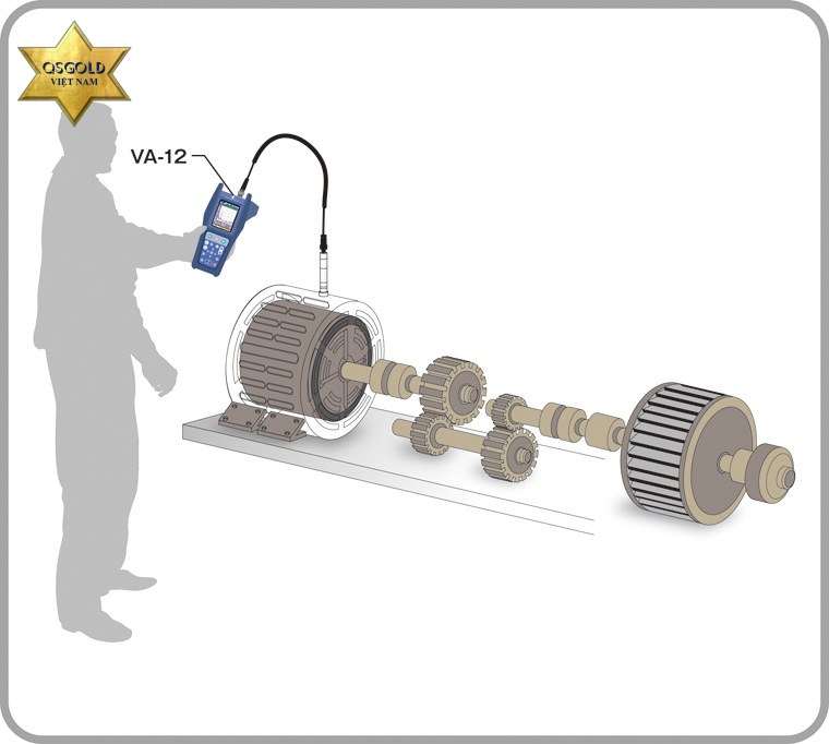 Máy phân tích độ rung Rion VA-12 Máy Phân Tích Độ Rung RION VA-12