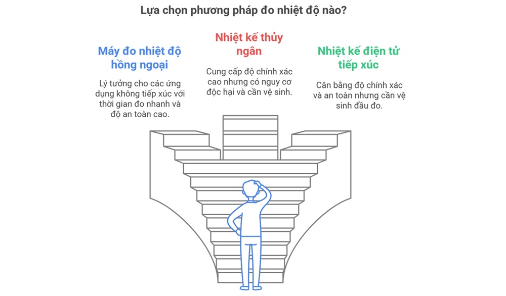 So Sánh Máy Đo Nhiệt Độ Hồng Ngoại Và Các Phương Pháp Đo Truyền Thống