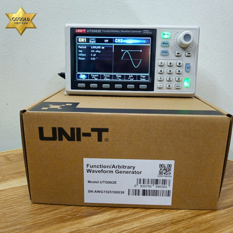 Máy phát xung 60MHz Uni-T UTG962E Chính Hãng