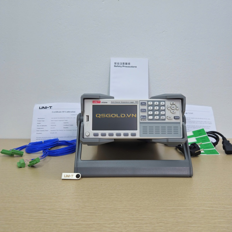 Máy đo ghi nhiệt độ đa kênh Uni-T UT3216+ (16 kênh) Chính Hãng