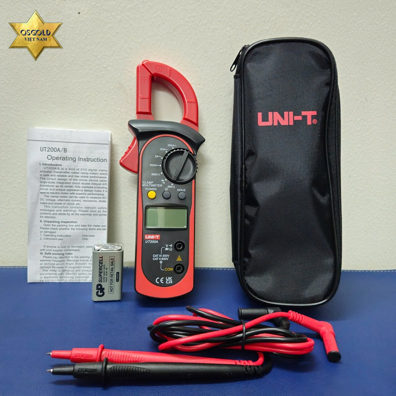 Ampe kìm kẹp dòng AC Uni-T UT200A Chính Hãng