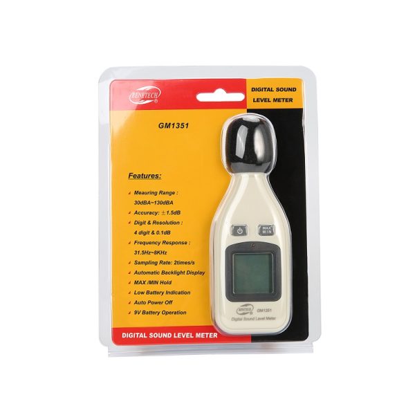 Máy đo cường độ âm thanh Benetech GM1351 Chính Hãng