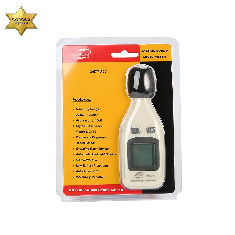 Máy đo cường độ âm thanh Benetech GM1351 Chính Hãng
