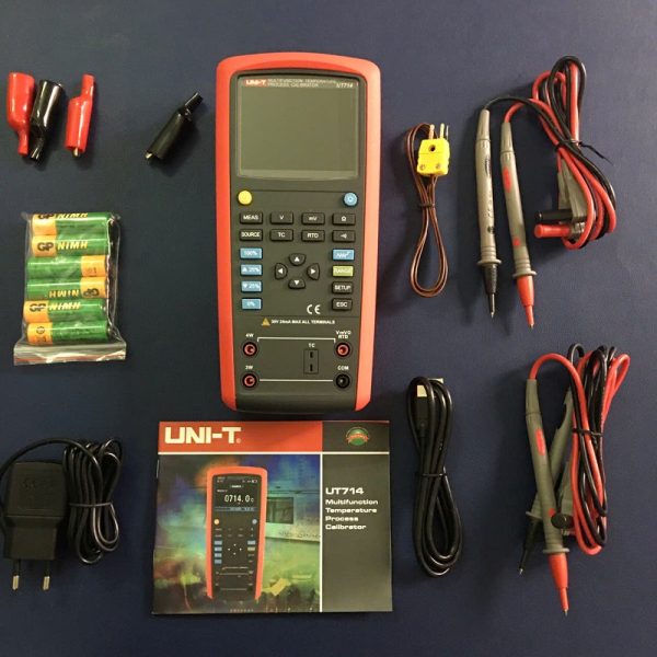 Thiết bị hiệu chuẩn đầu đo nhiệt độ Uni-T UT714 Chính Hãng