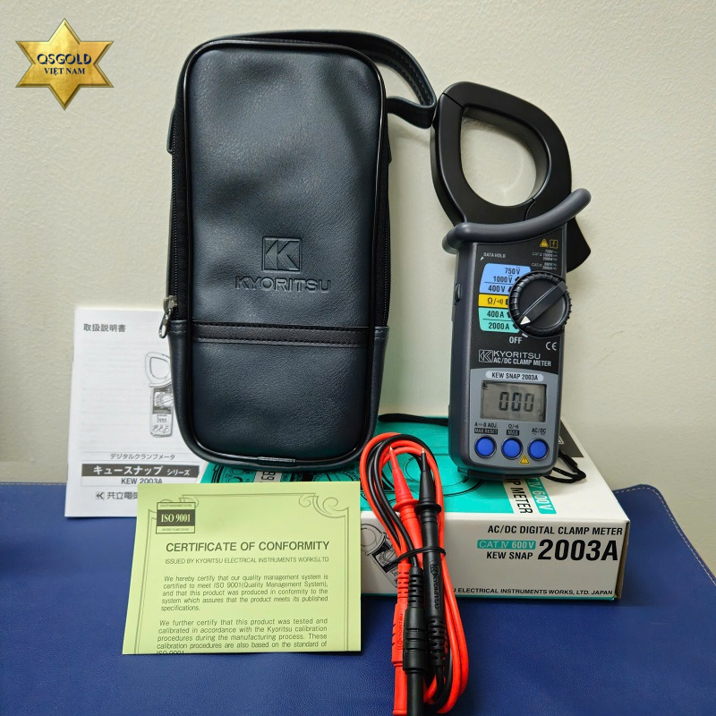 Đồng hồ kẹp dòng 2000A Kyoritsu 2003A Chính Hãng