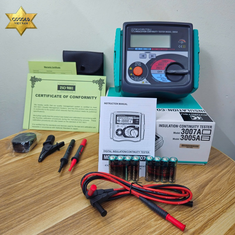 Máy đo điện trở cách điện Kyoritsu 3005A