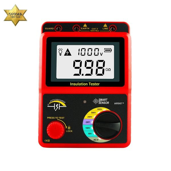 Máy đo điện trở cách điện SmartSensor AR907+
