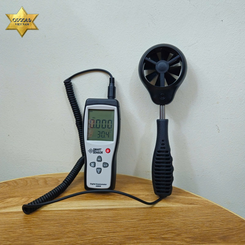 Máy đo gió, nhiệt độ Smartsensor AS836 Chính Hãng