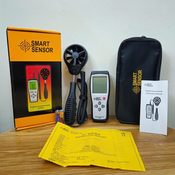Máy đo gió, nhiệt độ Smartsensor AS836 Chính Hãng