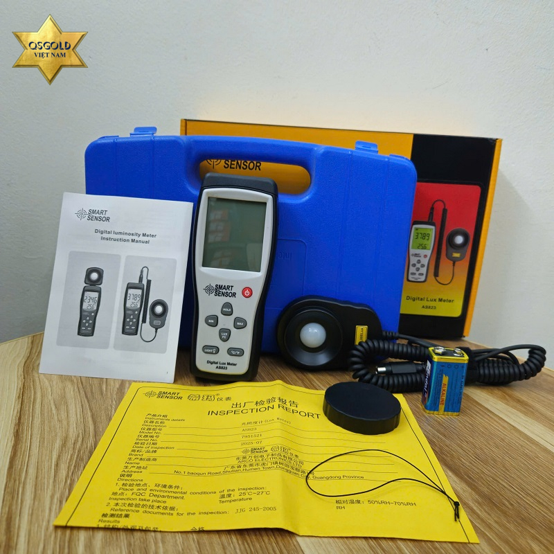 Máy đo cường độ ánh sáng Smartsensor AS823 Chính Hãng