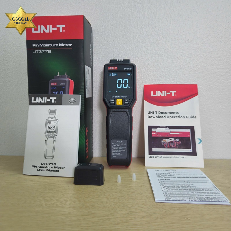 Máy đo độ ẩm gỗ, vật liệu xây dựng Uni-T UT377B