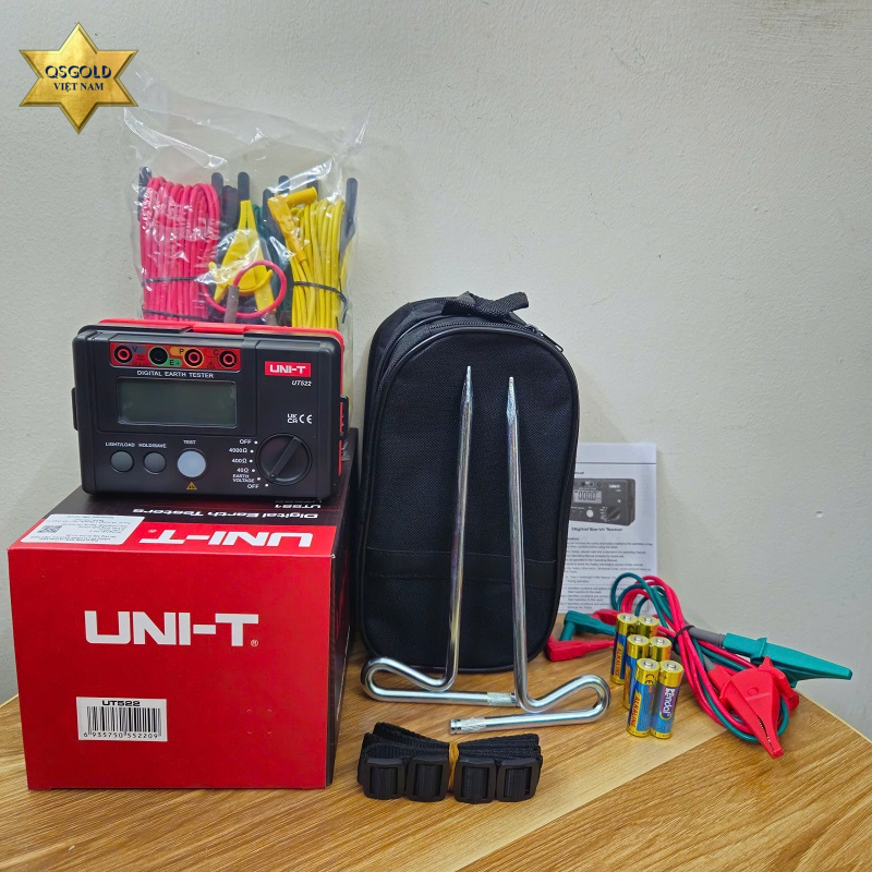 Máy đo điện trở tiếp địa Uni-T UT522 Chính Hãng