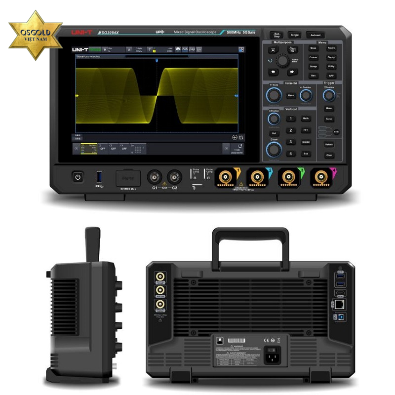 Máy hiện sóng tín hiệu hỗn hợp Uni-T MSO3054X Chính Hãng