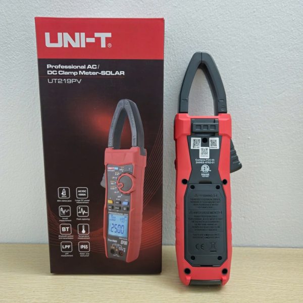 Ampe kìm đo công suất hệ thống pin mặt trời UNI-T UT219PV