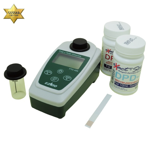 Máy đo Clo dư và Clo tổng Ezdo FTC420