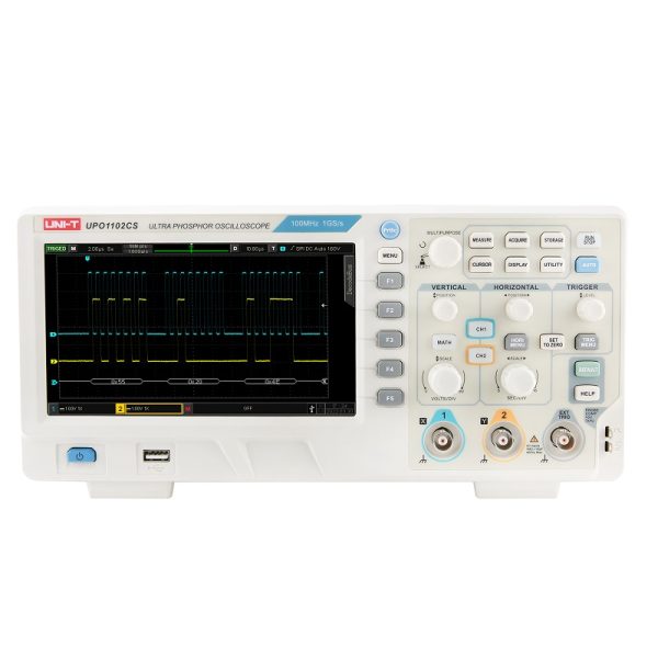 Máy hiện sóng Uni-T UPO1102CS (100Mhz, 2CH) Máy hiện sóng Uni-T UPO1102CS