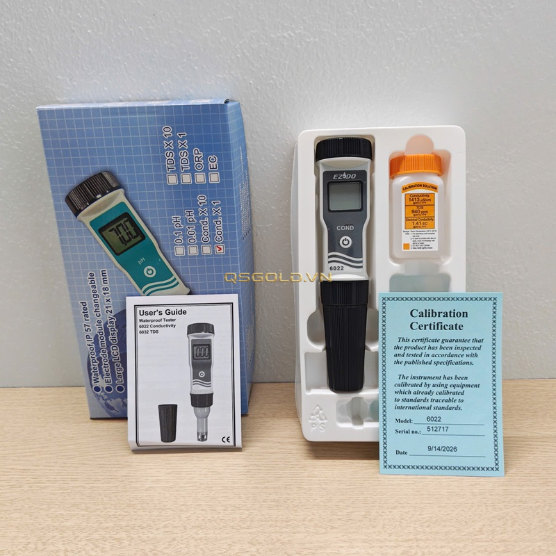 Máy đo độ dẫn EC Ezdo 6022 Chính Hãng