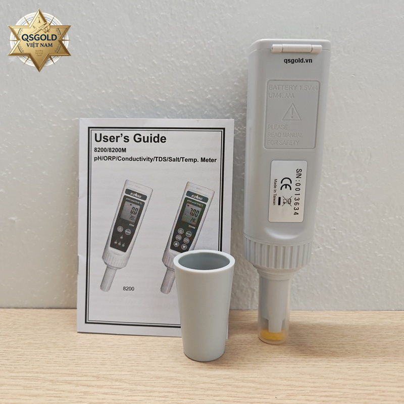 Máy đo pH/ORP/EC/TDS/Độ mặn/Nhiệt độ Ezdo 8200 Chính hãng