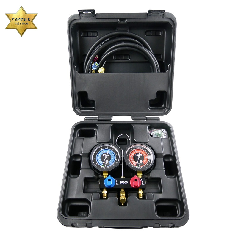 Đồng hồ đo áp suất gas lạnh Tasco TB145BV chính hãng