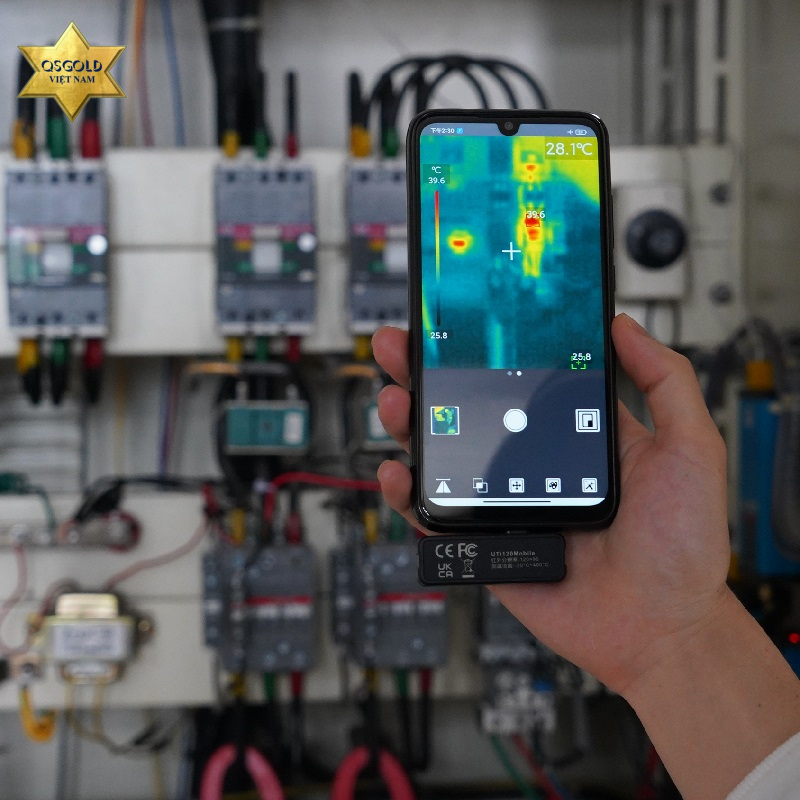 Camera nhiệt cho điện thoại thông minh Android Uni-T UTi120Mobile Chính Hãng