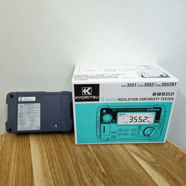 Đồng hồ đo điện trở cách điện Kew 3552BT Chính Hãng