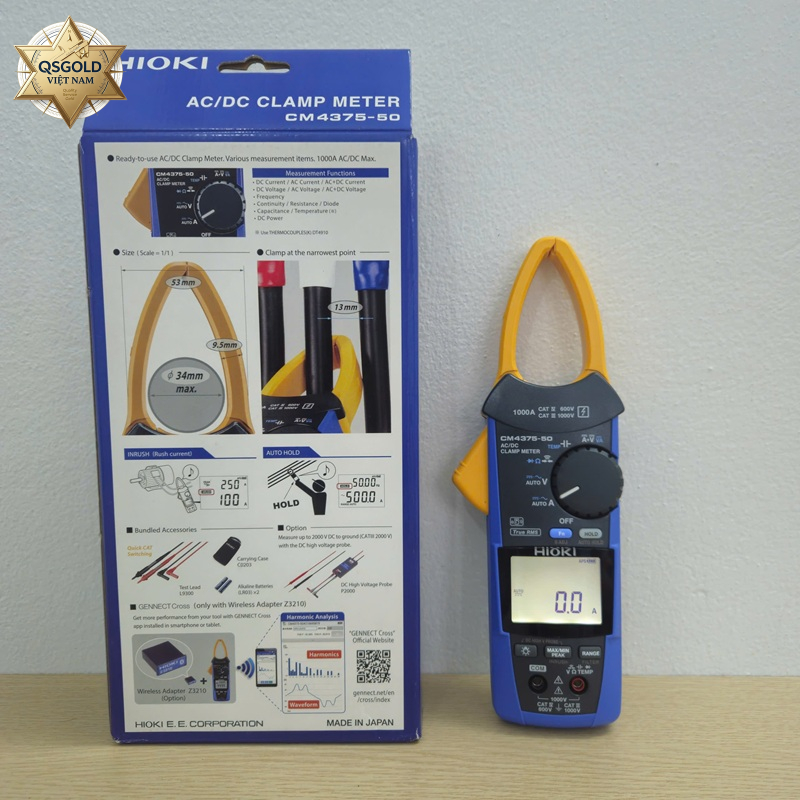 Ampe kìm AC/DC Hioki CM4375-50 Chính Hãng