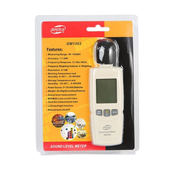 Máy đo độ ồn Benetech GM1352 Chính Hãng