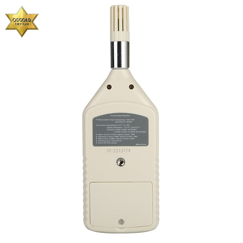 Máy đo độ ẩm, nhiệt độ Benetech GM1360A Chính Hãng (Kết nối máy tính PC)
